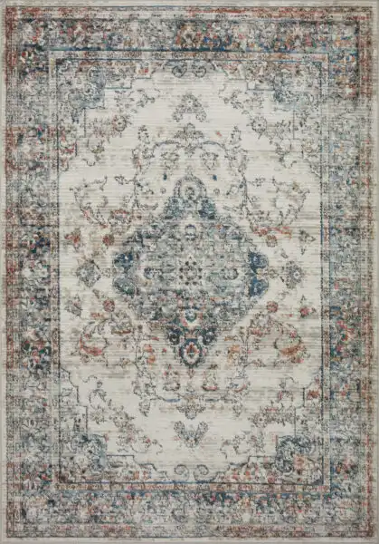 Bianca Ivory/Ocean Rug