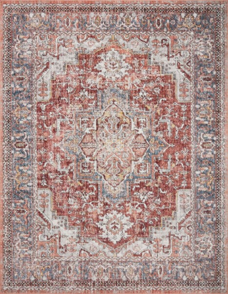 Cassandra Rust/Multi 1'6" Sample Rug