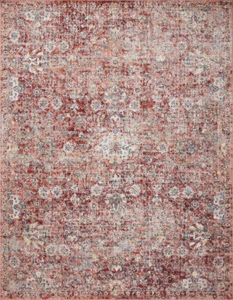 Cassandra Rust/Ivory 1'6" Sample Rug