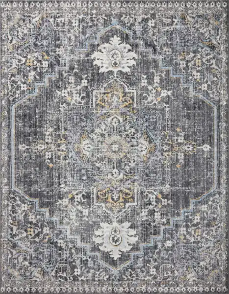 Cassandra Charcoal/Gold Rug