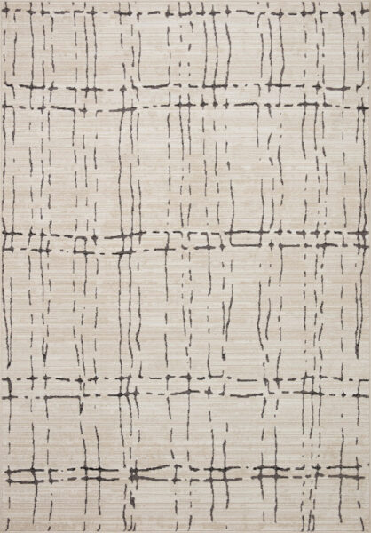 Darby Sand/Dark Grey 1'6" Sample Rug