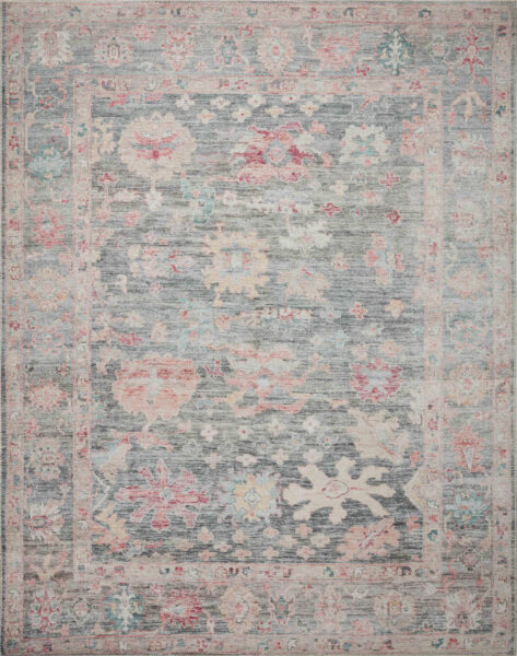 Elysium Graphite/Multi 1'6" Sample Rug
