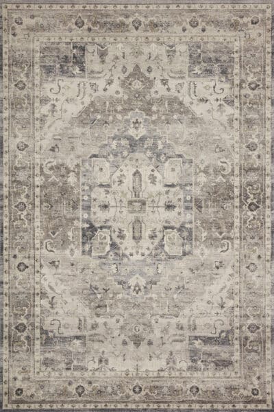 Hathaway Steel/Ivory 1'6" Sample Rug