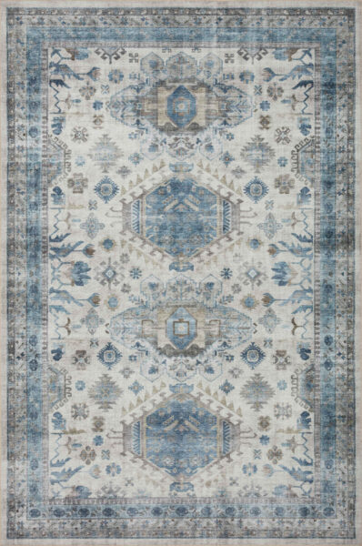 Heidi Ivory/Ocean 1'6" Sample Rug