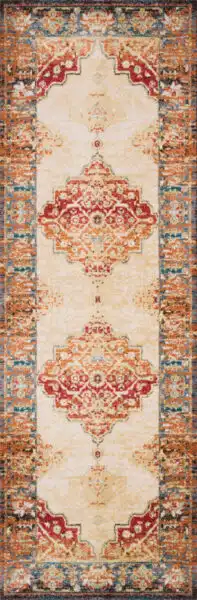 Isadora Antique Ivory/Sunset Rug