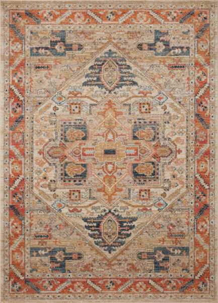 Jocelyn Sand/Multi 1'6" Sample Rug