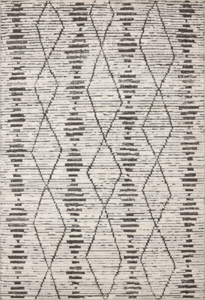 Kamala Charcoal/Dove 1'6" Sample Rug