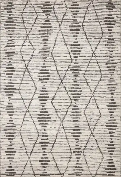 Kamala Charcoal/Dove Rug