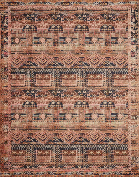 Layla Mocha/Blush 1'6" Sample Rug