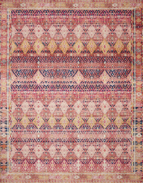 Layla Magenta/Multi 1'6" Sample Rug