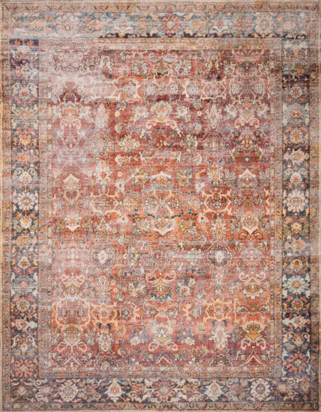 Layla Spice/Marine 1'6" Sample Rug