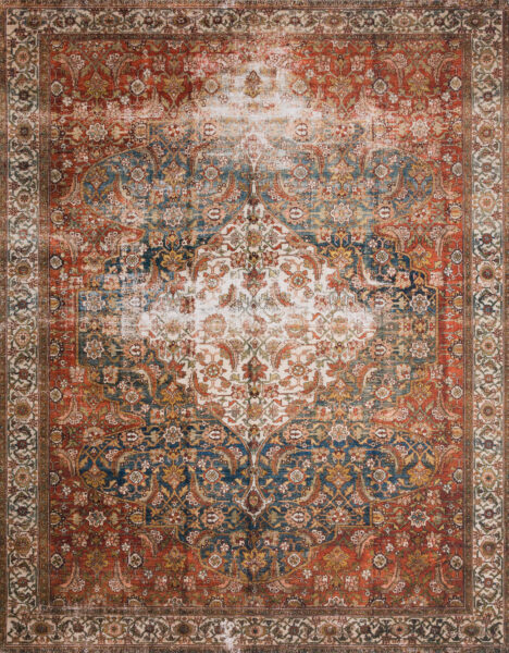 Layla Ocean/Multi 1'6" Sample Rug