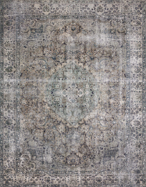 Layla Taupe/Stone 1'6" Sample Rug