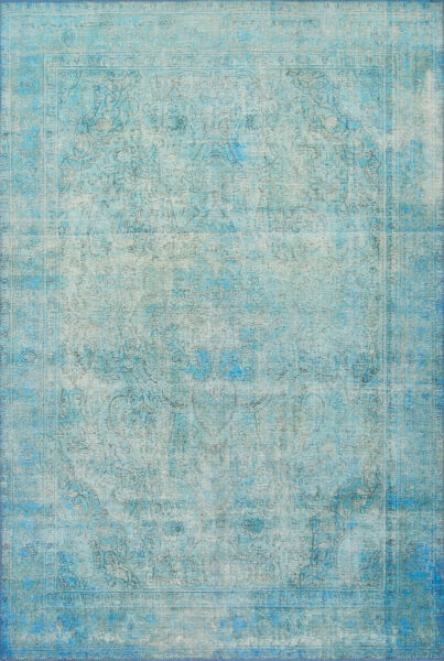 Loren Aqua 1'6" Sample Rug