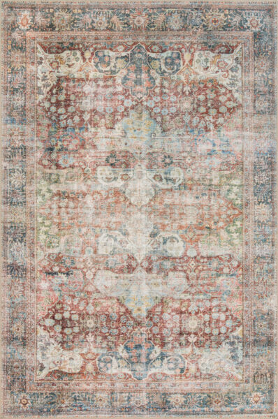 Loren Brick/Multi 1'6" Sample Rug