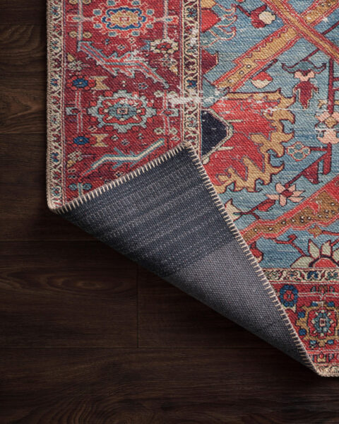 Loren Blue/Red Rug