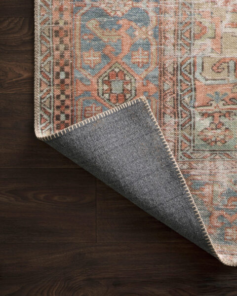 Loren Terracotta/Sky Rug 