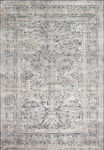 Lucia Steel/Ivory Rug