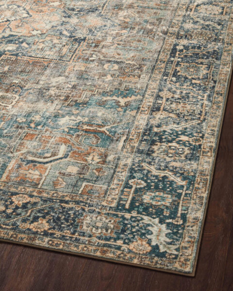 Margot Terracotta/Lagoon Rug
