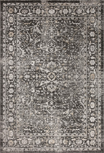 Odette Charcoal/Silver 1'6" Sample Rug