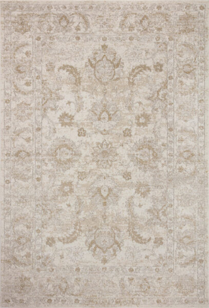 Odette Ivory/Beige 1'6" Sample Rug