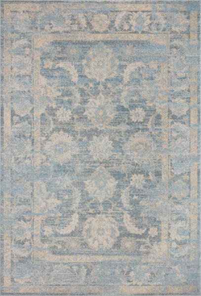 Odette Sky/Beige 1'6" Sample Rug