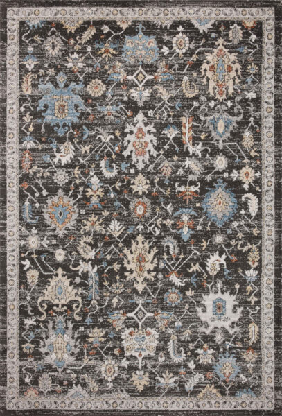 Odette Charcoal/Multi 1'6" Sample Rug