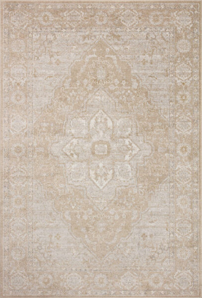 Odette Beige/Silver 1'6" Sample Rug