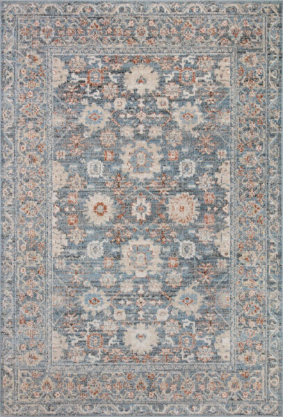 Odette Sky/Rust 1'6" Sample Rug