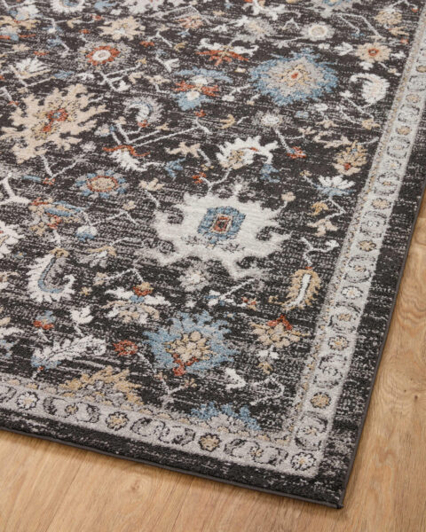 Odette Charcoal/Multi Rug