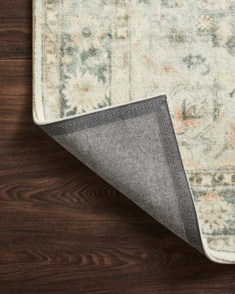 Rosette Teal/Ivory Rug