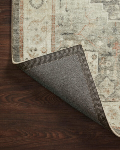 Rosette Slate/Ivory Rug 
