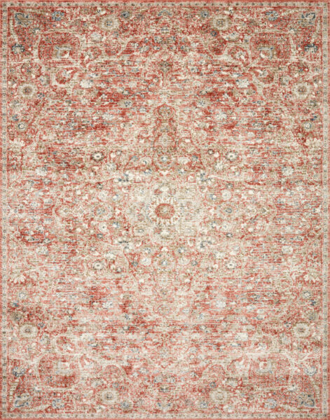 Saban Rust/Beige Rug