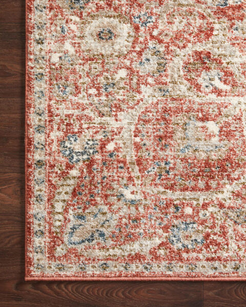 Saban Rust/Beige Rug 