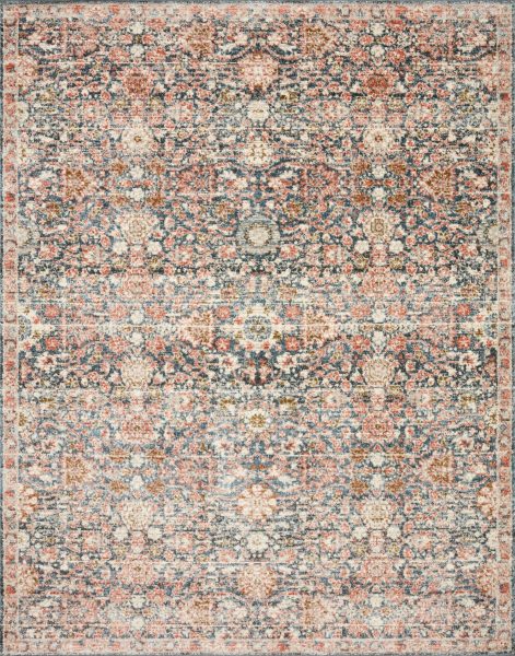 Saban Navy/Rust Rug