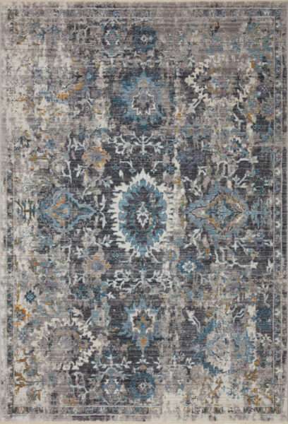 Samra Grey/Multi 1'6" Sample Rug