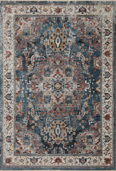 Samra Slate/Multi 1'6" Sample Rug