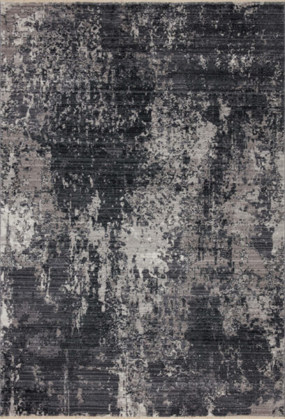 Samra Charcoal/Silver 1'6" Sample Rug