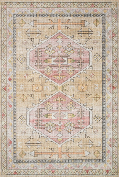 Skye Gold/Blush Rug  - 7'6"x9'6"