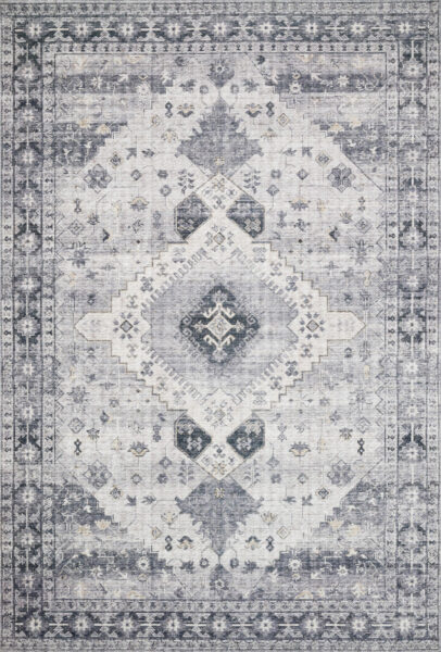 Skye Silver/Grey 1'6" Sample Rug