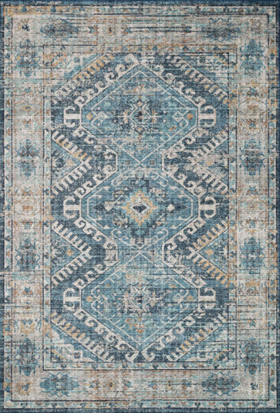 Skye Denim/Natural 1'6" Sample Rug