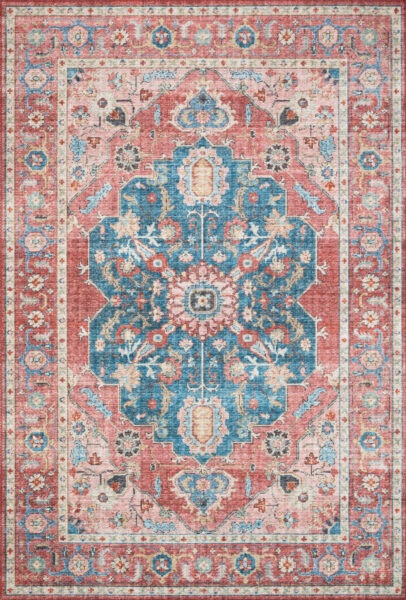 Skye Brick/Ocean 1'6" Sample Rug