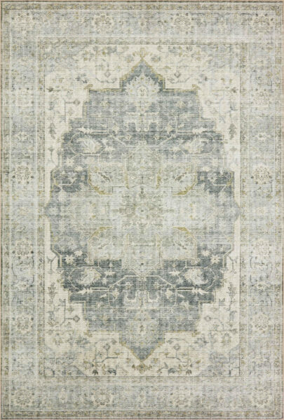 Skye Charcoal/Dove 1'6" Sample Rug