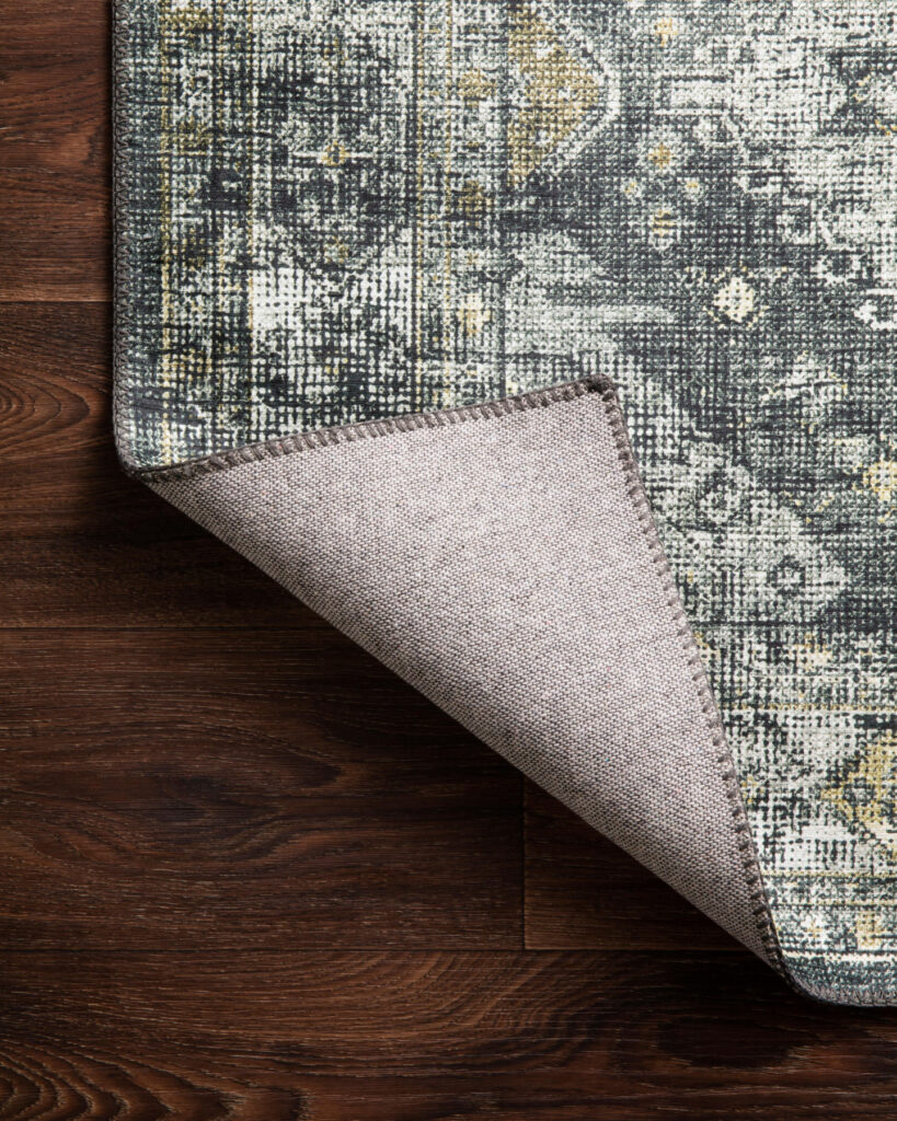 Skye Graphite and Silver 7 ft x9 ft Oval Area, Loloi Rugs