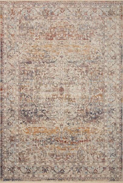Sorrento Natural/Multi 1'6" Sample Rug