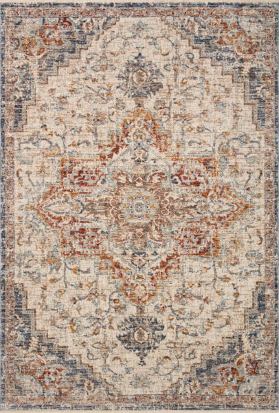 Sorrento Ivory/Fiesta 1'6" Sample Rug