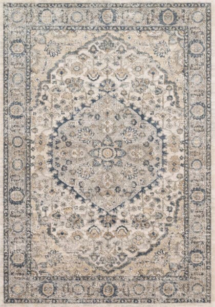 Teagan Natural/Light Grey 1'6" Sample Rug