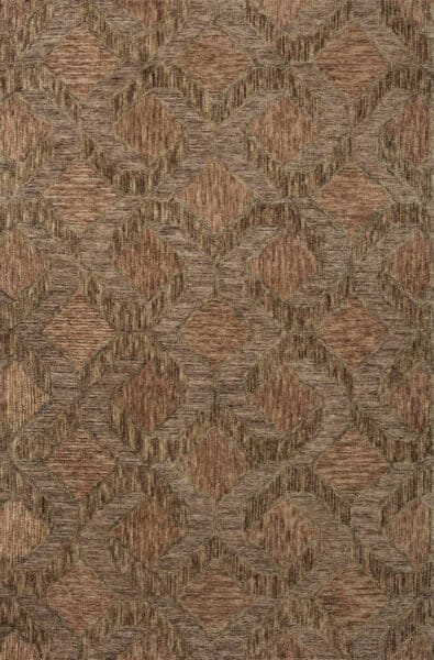 Varena Rust/Bark 1'6" Sample Rug