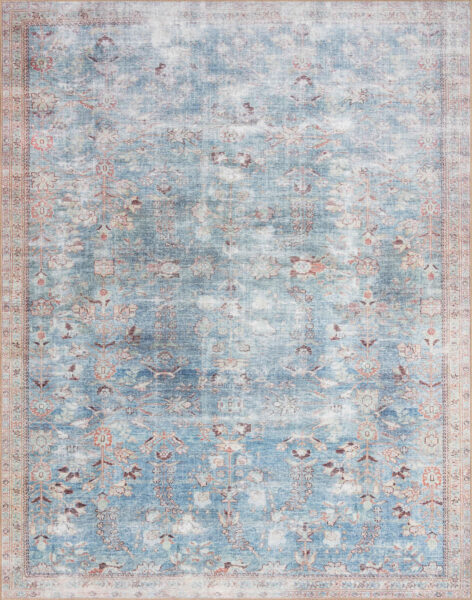 Wynter Teal/Multi 1'6" Sample Rug