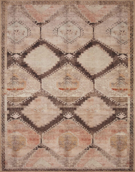 Wynter Graphite/Blush 1'6" Sample Rug